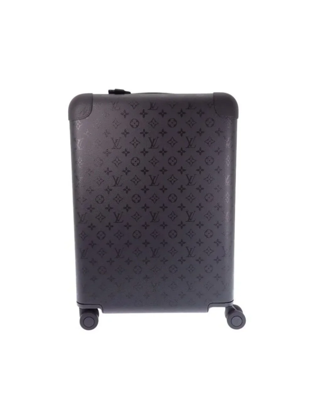 Louis Vuitton Horizon 55 Carry Case Suitcase Leather Monogram Midnight Black